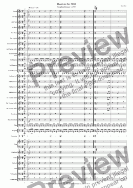 page one of Overture for 2000