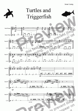 page one of Turtles and  Triggerfish