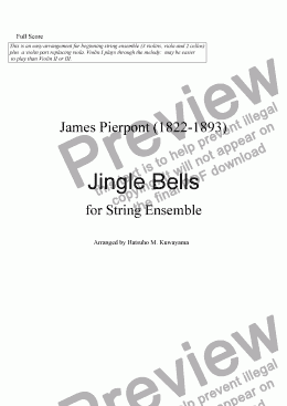 page one of Jingle Bells