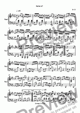 page one of Ragtime #17 in C Minor