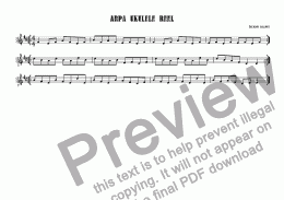 page one of Arpa Ukulele Reel