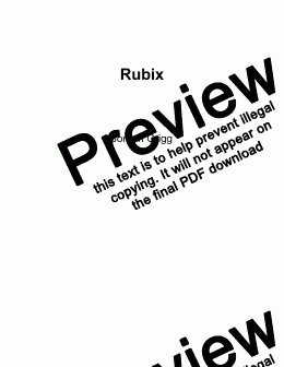 page one of Rubix