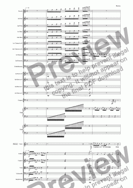 page one of Thespis.  Act 1: No. 3.  Mercury's Song.