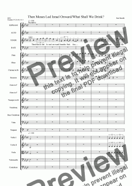 page one of 02 Israel in the Wilderness - Then Moses Led Israel Onward/What Shall We Drink?