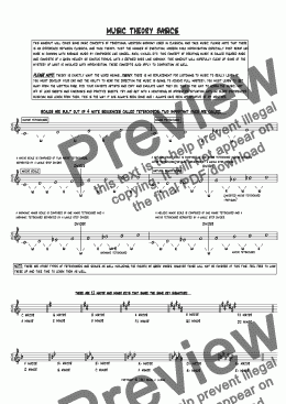 page one of Music Theory Basics