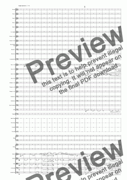 page one of Symphony No 70 2nd movement