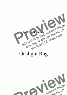 page one of Gaslight Rag