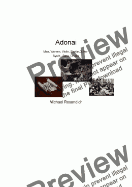 page one of Adonai