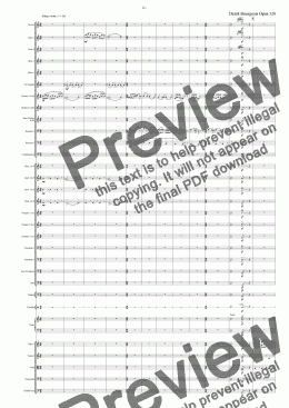 page one of Symphony No 71 2nd movt