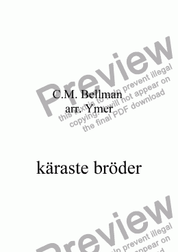 page one of käraste bröder