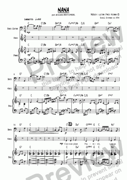 page one of 062-Nana (catalan)-(Arrangement 5)