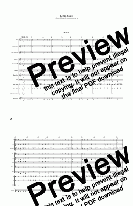 page one of Little Suite (Grade 1/2 Band (K-5, and early Grade 6)