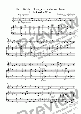 Rubinstein - Cracovienne for Violin and Piano for Solo Solo Violin + piano  by A. Rubinstein arr. Patrick Bouchon ©2017 Dorset Music - Sheet Music PDF
