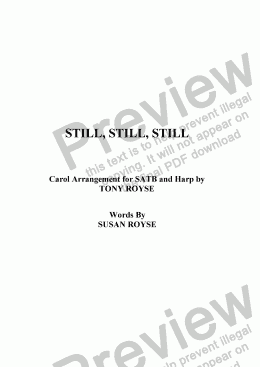 page one of Carol: Still, Still, Still