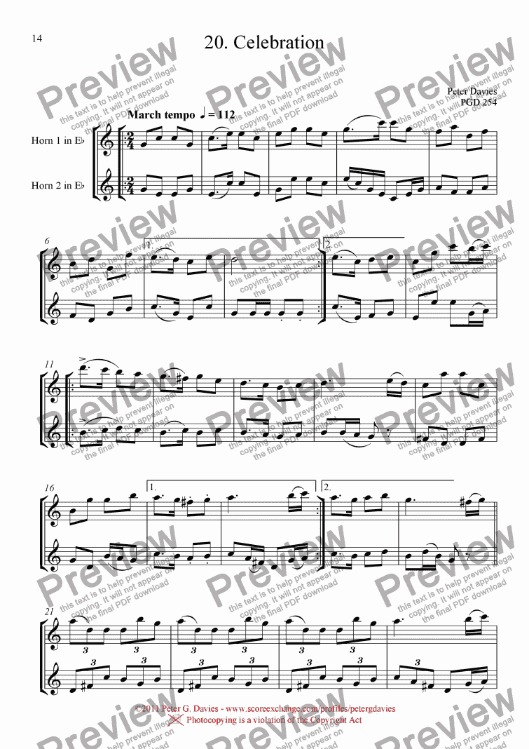 otto nicolai horn duets pdf