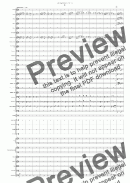 page one of Symphony No 73 2nd movt