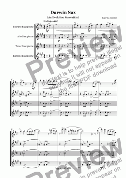 page one of Darwin Sax