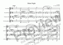 page one of Ye Olde Carol-Singers' Compendium - Silent Night