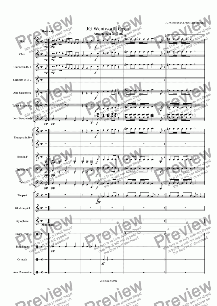 Jg Wentworth Opera Download Sheet Music Pdf File