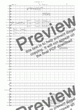 page one of Symphony No 74 2nd movement