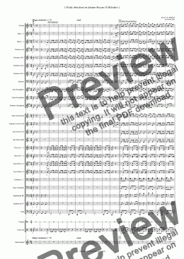 page one of Straussiana ( Waltz Selection on Johann Strauss II Melodies )