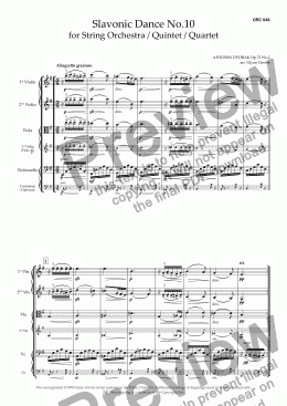 page one of Slavonic Dance Op.72 No.2