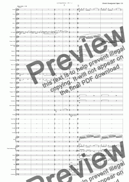 page one of Symphony No 75 1st movt