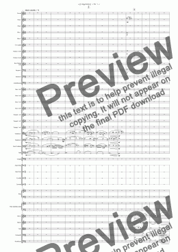 page one of Symphony No 75 2nd movt