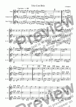 page one of Trio Con Brio