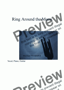 page one of Ring Around the Moon