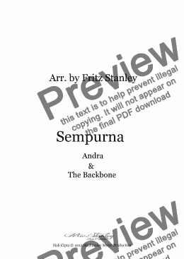 page one of SEMPURNA