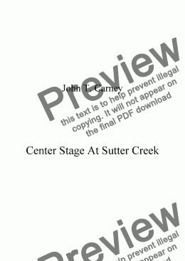 page one of Center Stage At Sutter Creek