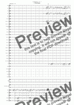 page one of Symphony No 76 3rd movt Burlesque