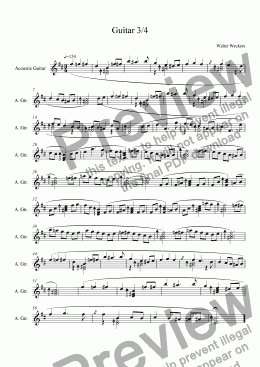 page one of Guitar 3/4