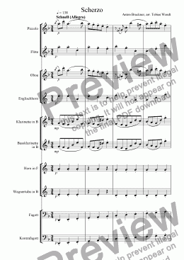 page one of Scherzo