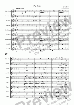 page one of Pie Jesu [Faure]