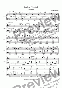 page one of Serenade I