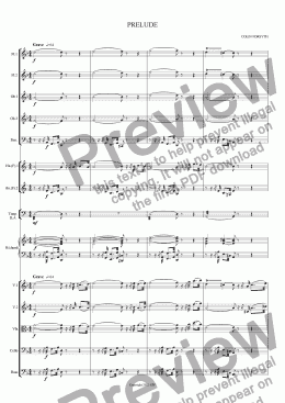 page one of A GEORGIAN SUITE #1 Prelude