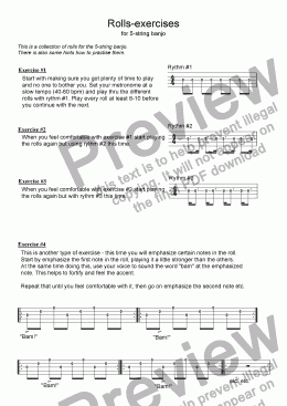 page one of Rolls-exercises