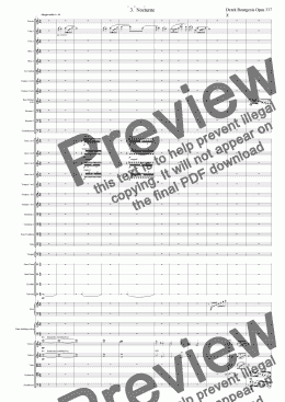 page one of Symphony No 79 3rd movt  Nocturne