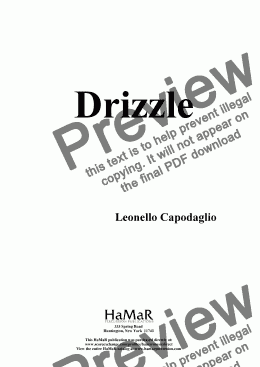 page one of Drizzle
