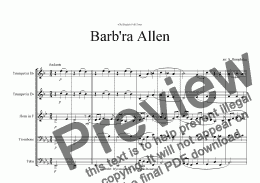 page one of Barb’ra Allen