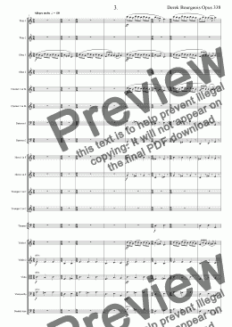 page one of Symphony No 80 3rd movt