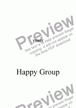 page one of Happy Group