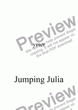 page one of Jumping Julia