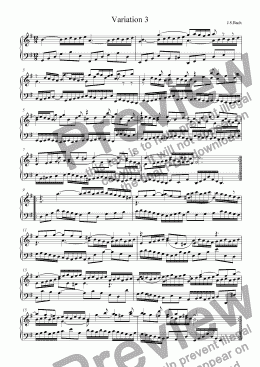 page one of J.S.Bach - Goldberg Variations 03