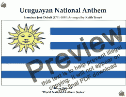 page one of Uruguayan National Anthem for Brass Quintet (World National Anthem Series)