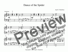 page one of Dance of the Spider