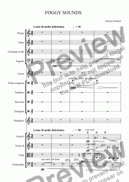 page one of FOGGY SOUNDS