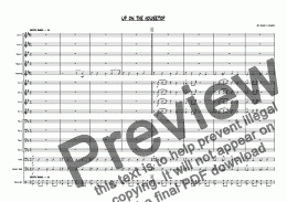 page one of UP ON THE HOUSETOP bigband-christmas